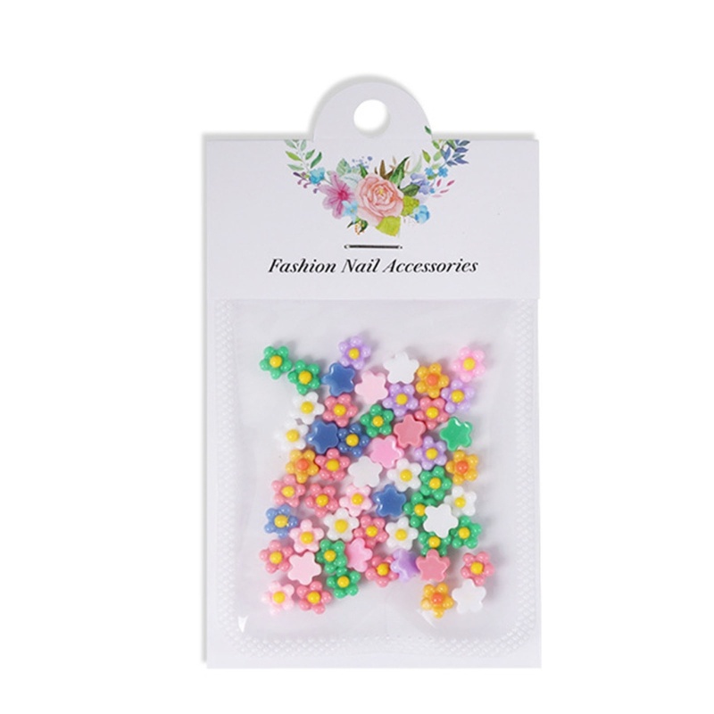 Miếng Dán Trang Trí Móng Tay Bằng Acrylic Hình Hoa Hướng Dương Nhiều Màu