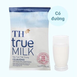 TH TRUE MILK BỊCH 220ml*48b ( có đường/ ít đường / không đường/ đầy đủ)