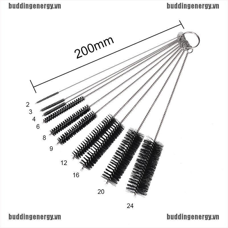 Bộ 10 Ống Hút Bằng Thép Không Gỉ Tiện Dụng
