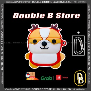 Vỏ bao đựng tại nghe không đay chó shiba - Case 1/2 3 PRO chó shiba chống va đập 1019 CASBD