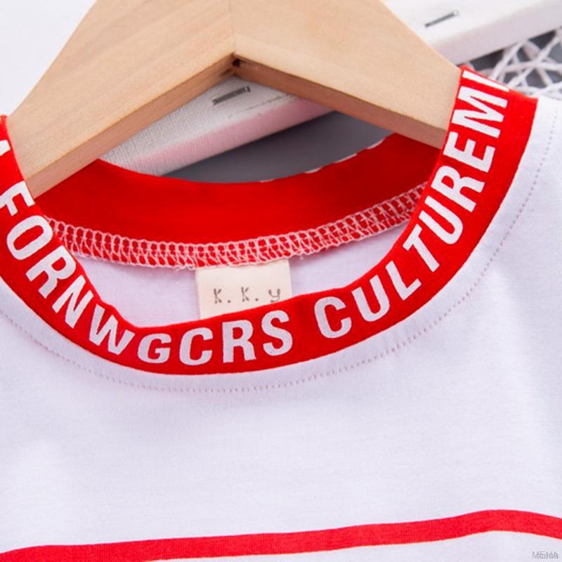 Set Áo Thun Tay Ngắn &amp; Quần Short Cho Bé Trai