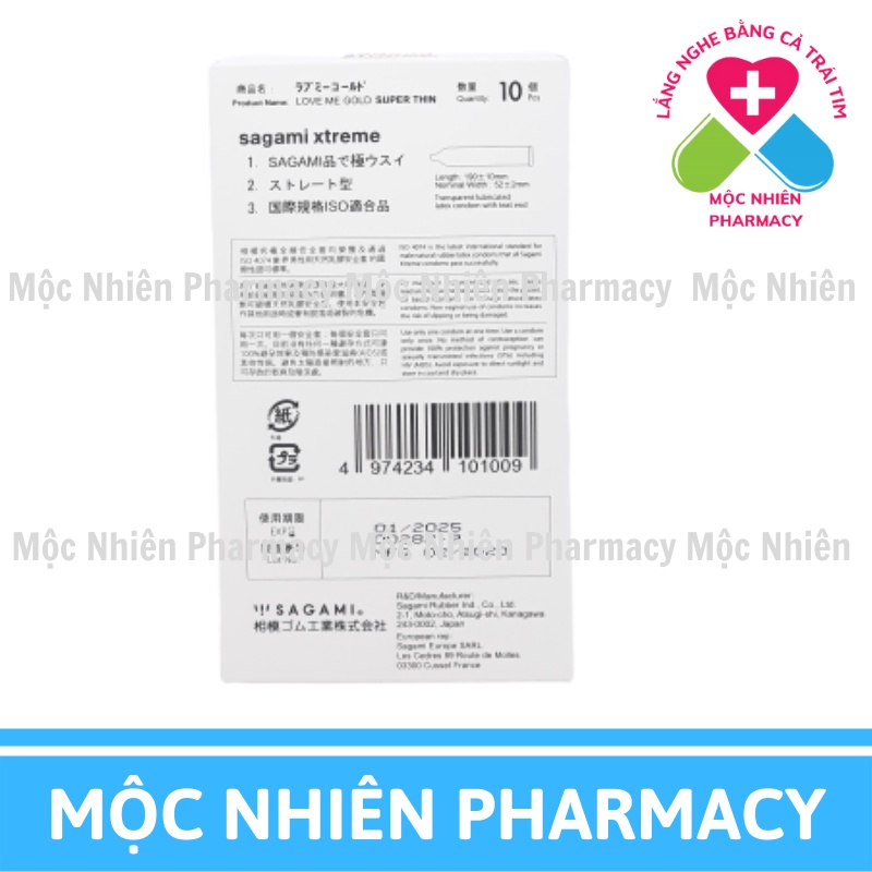Bao Cao Su Sagami Xtreme Super Thin  Hộp 10 Cái