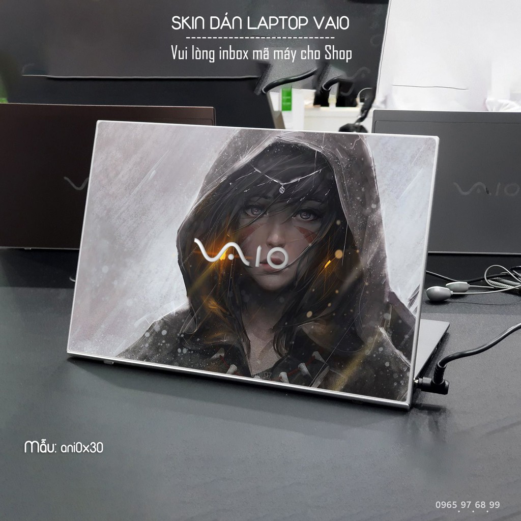 Dán decal cho các dòng Laptop Sony Vaio in nhiều mẫu cực dễ thương dành cho con gái