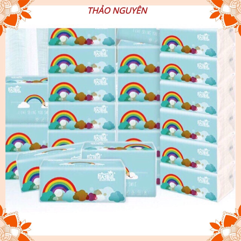 THÙNG 30 GÓI GIẤY ĂN CẦU VỒNG XIN MIER-6252 (Hàng VNXK)