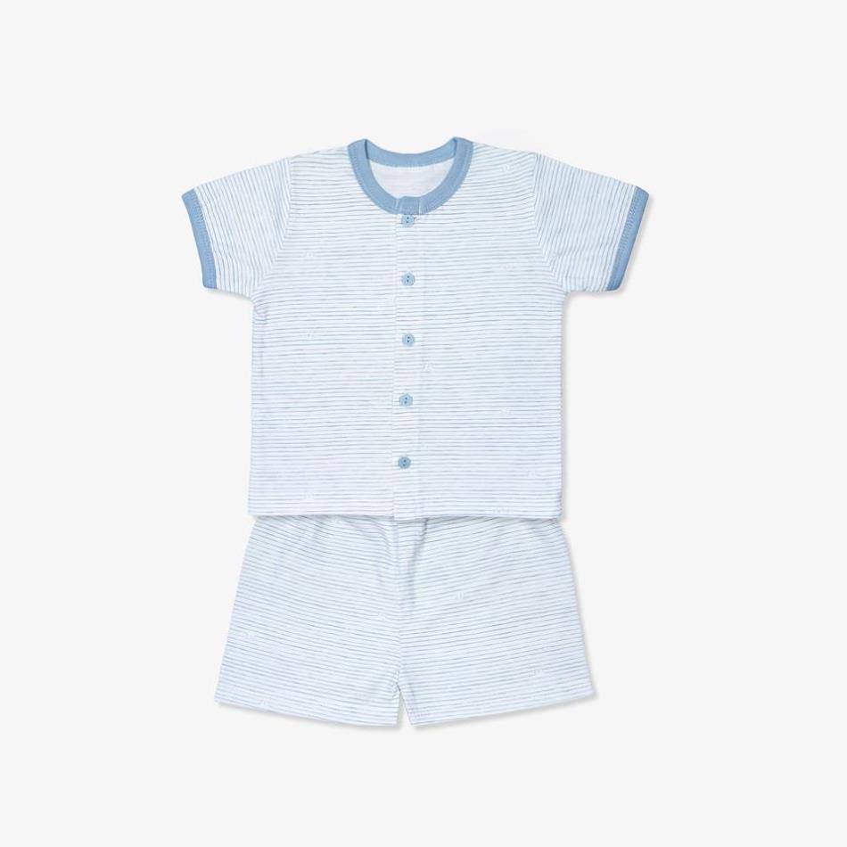 [CÓ SẴN- CHÍNH HÃNG] Bộ ngắn nút giữa Sọc-Miomio MinKidsHCM