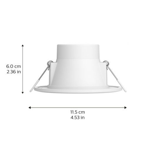 Philips Hue Garnea Downlight – Đèn LED âm trần thông minh