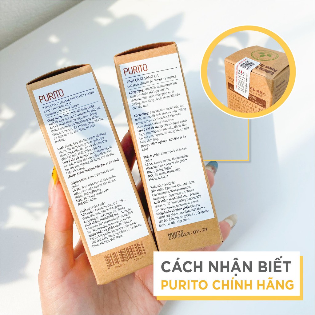 Kem dưỡng làm sáng da PURITO Sea Buckthorn Vital 70 Cream 50ml