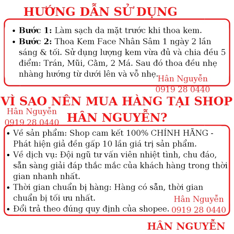 [CHÍNH HÃNG] KEM FACE NHÂN SÂM N COLLAGEN - Tặng Kèm Sét Tẩy Tế Bào Làm Sạch Da