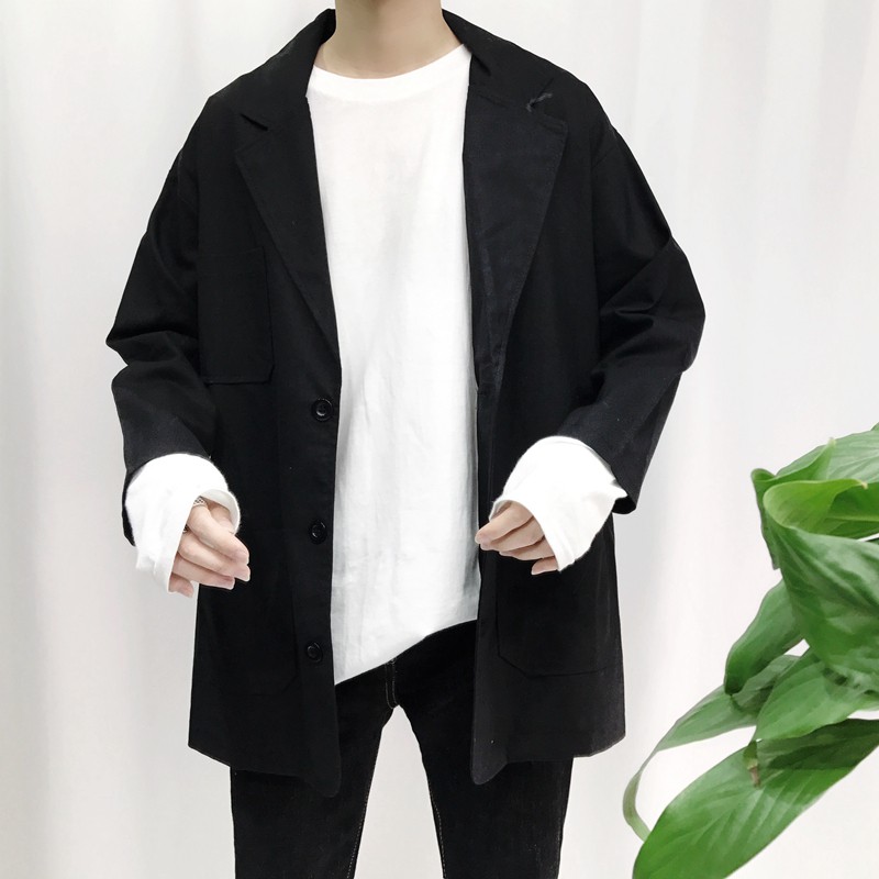 ORDER) Áo khoác blazer mỏng kiểu dáng retro mùa thu | Shopee Việt Nam