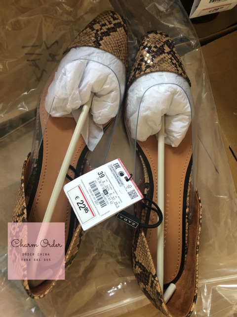 Bệt da báo Zara xuất (Order)[Sẵn size 36,37] | BigBuy360 - bigbuy360.vn