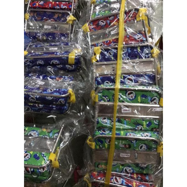 Ghế đi xe ga inox cho bé