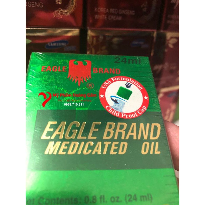 {Chính hãng - Có tem} Dầu Xanh Con Ó EAGLE BRAND Mỹ - hàng xịn usa