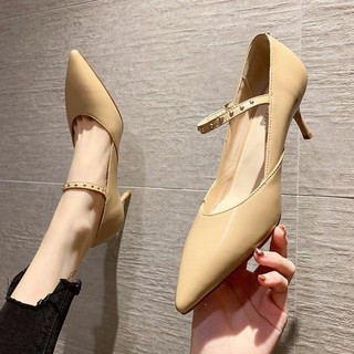 [ Od ] Giày cao gót đính đá ulzzang ( kèm ảnh thật )