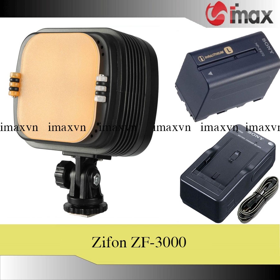 Đèn Led Video Zifon ZF-3000 Version II (New) + Bộ 01 pin và 01 sạc F970