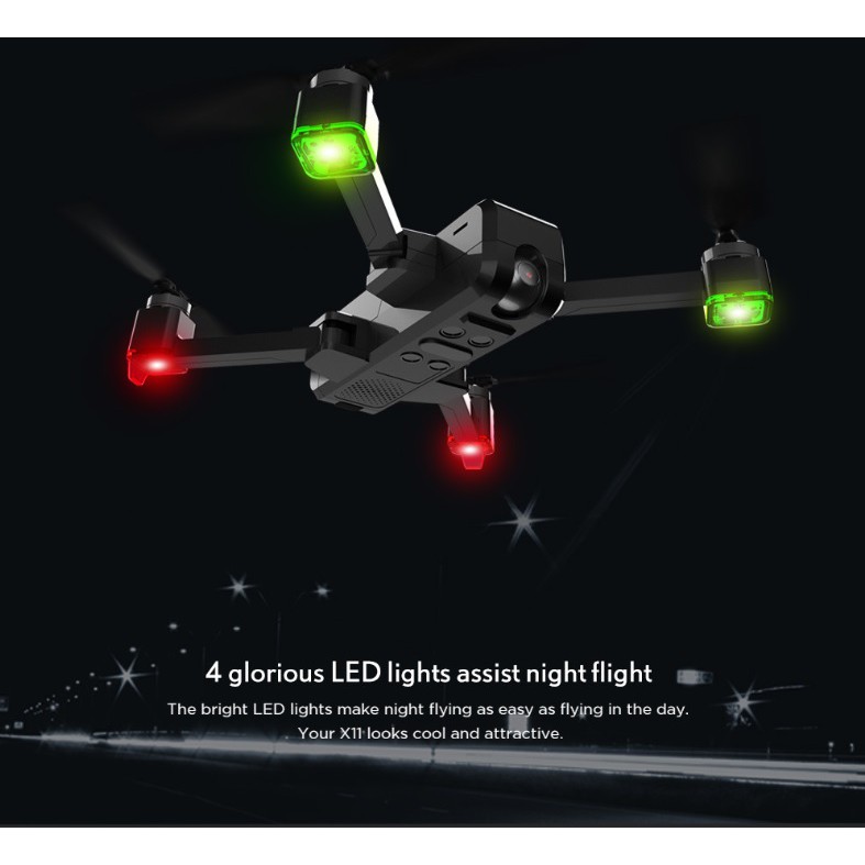 Flycam Drone JJRC X11 GPS WIFI 5G CAMERA 2K 8MP GIMBAL chống rung, CẢM