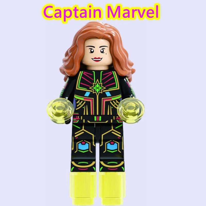 Mô Hình Lắp Ráp Nhân Vật Iron Man Captain Marvel Dành Cho Trẻ Em
