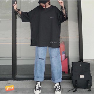 BAGGY ỐNG SUÔNG RÁCH GỐI