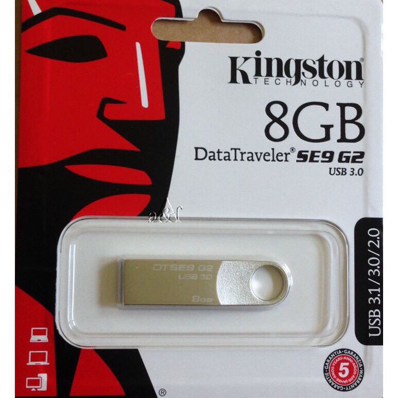 USB KIÊM MÓC KHÓA KINGSTON 8GB DT SE9 - USB 2.0 GIÁ RẺM597