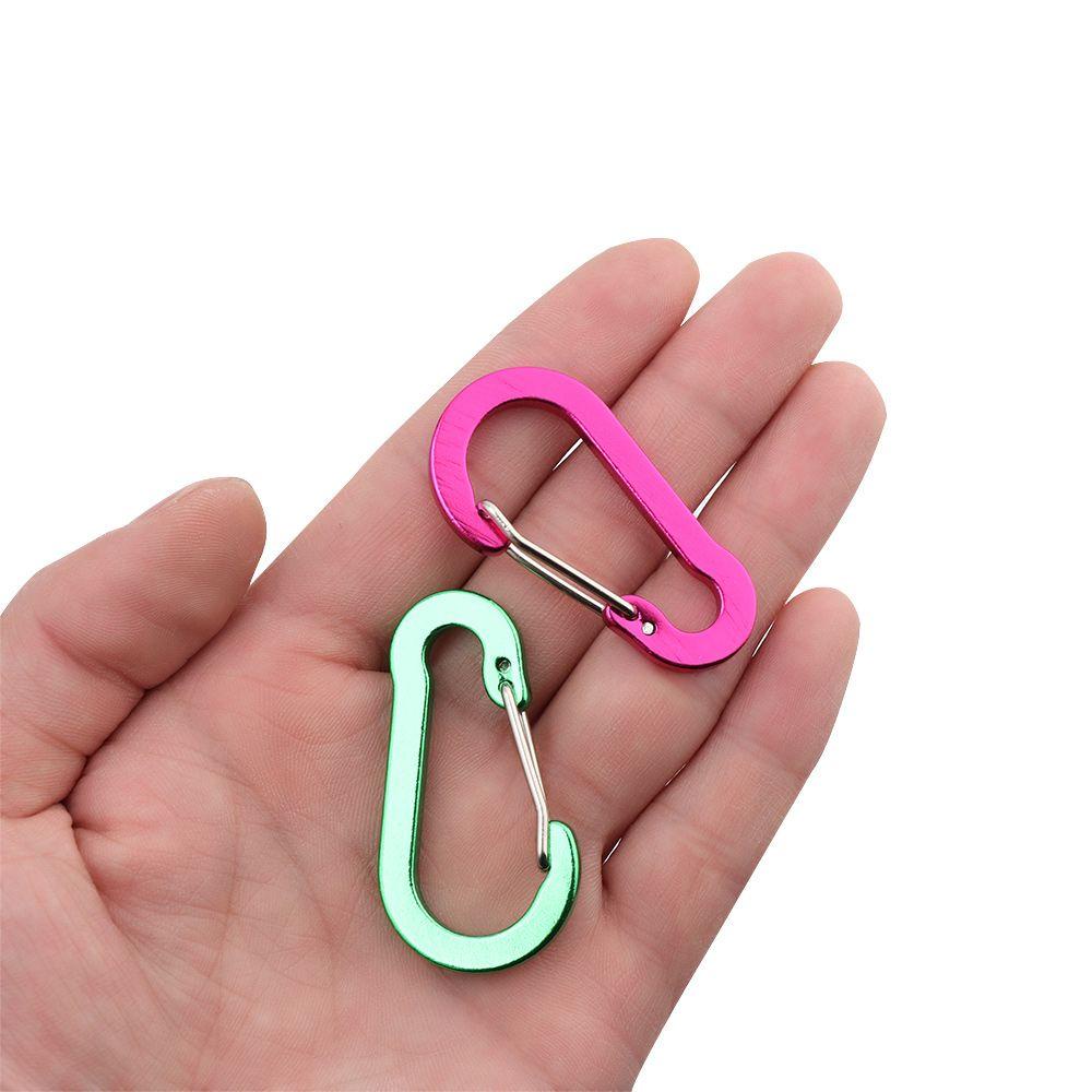 Móc Khóa Carabiner Hình Chữ S Bằng Hợp Kim Nhôm Cho Hoạt Động Ngoài Trời