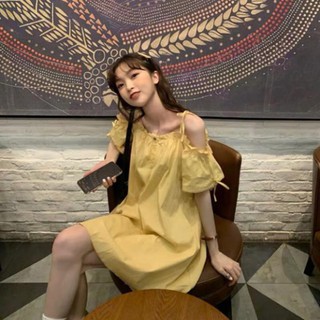 Đầm babydoll bẹt vai- đầm nhập Quảng Châu 🌟