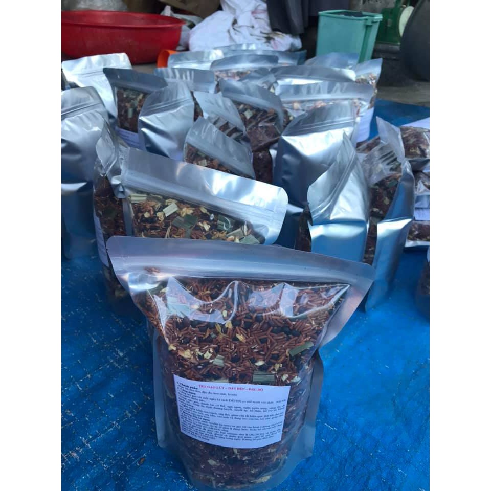 Trà gạo lứt, đậu đen (đỗ đen) ❤️FREESHIP❤️ mix hoa nhài, lá dứa nhà làm ❤️Detox giảm cân❤️ - Tặng Trà hoa cúc đường phèn | BigBuy360 - bigbuy360.vn