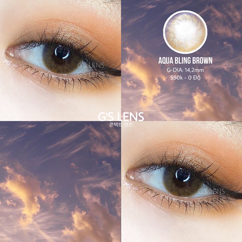 Aqua Bling Brown Size S Giãn Ít (chỉ có 0 độ)