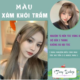 Thuốc nhuộm tóc màu xám khói trầm
