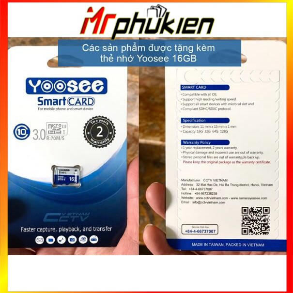 THẺ NHỚ CAMERA YOOSEE 32GB CLASS 10 CHUYÊN CAM - MrPhukien