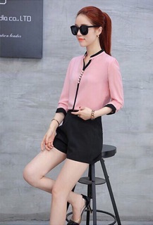 ÁO VIỀN ĐEN NÚT BỌC