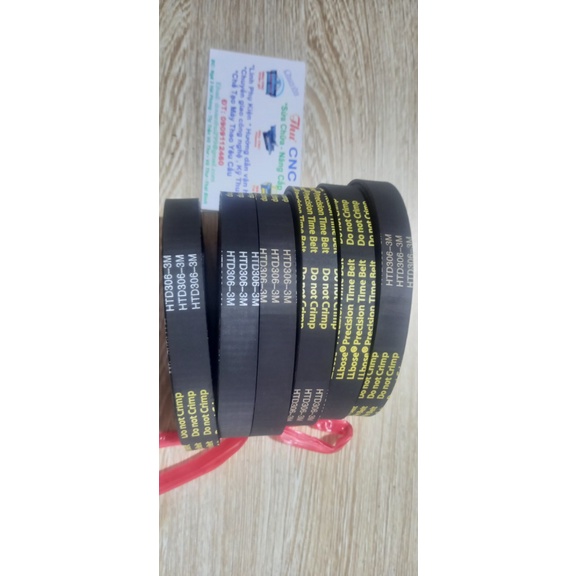 Dây đai vòng, Curoa HTD 3M Rộng 15mm Chu vi tuỳ chọn