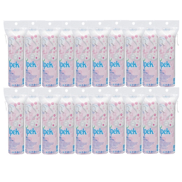 Bông Tẩy Trang Ipek Thổ Nhĩ Kì Cotton 100% 80 Miếng