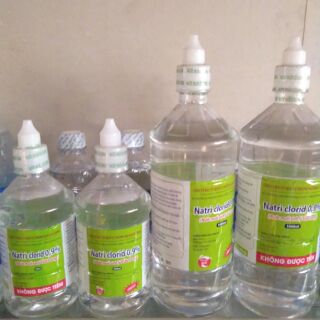 Nước muối sinh lí 0.9% chai 500ml