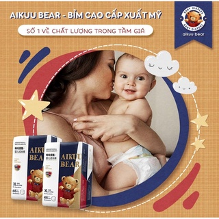 Bỉm/Tã Dán Aikuu Bear size S 56 miếng/ M 50 miếng