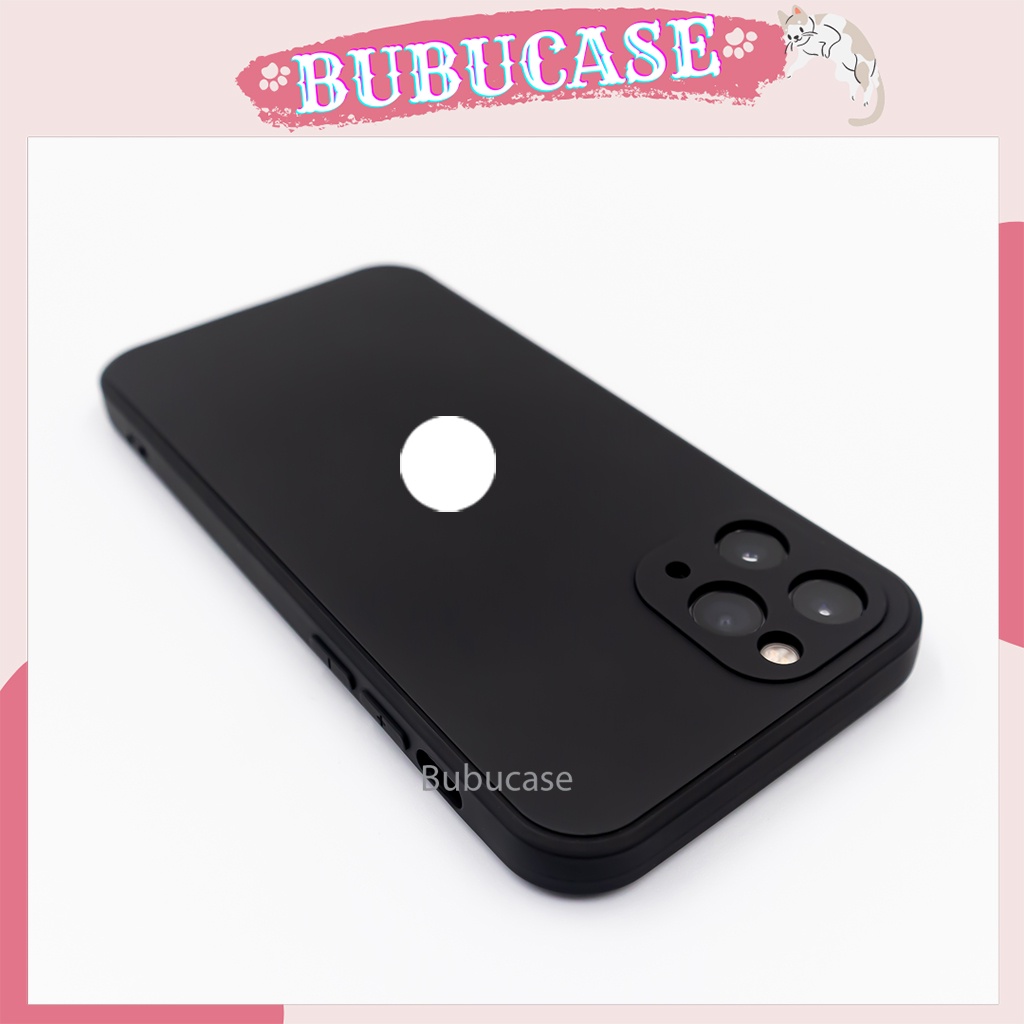 Ốp Iphone 11/ 11 pro/ 11 promax vuông độ iphone 12 có logo táo full viền dành cho ip11/ ip11pro/ ip11promax