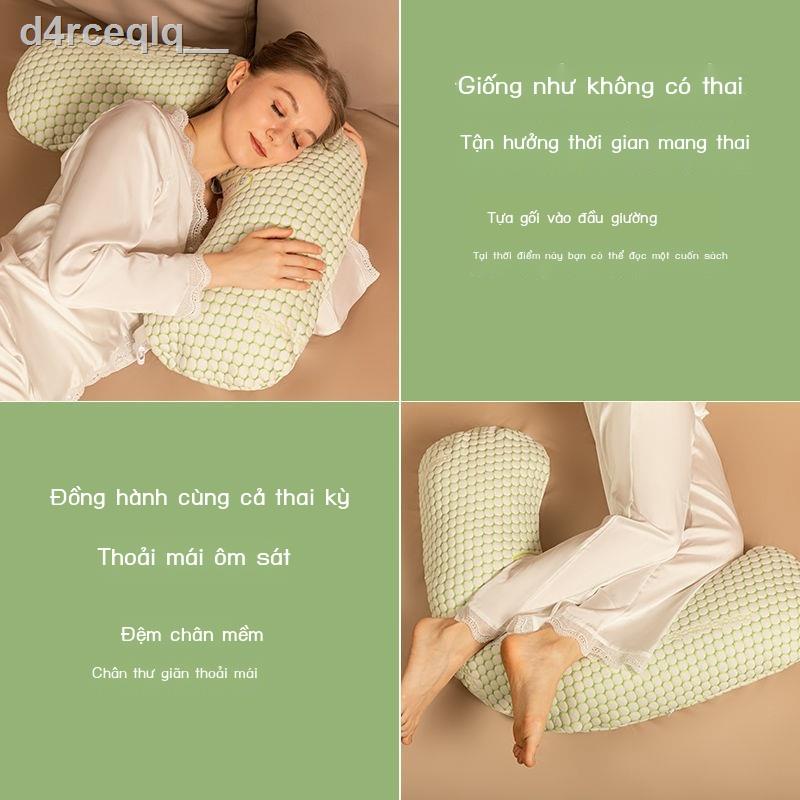 ✷ ✿  d4rceqlq__Cho con bú gối ôm bên bé nằm cho tạo tác giải phóng tay ghế tựa eo đỡ giường sơ sinh chống ọc sữa