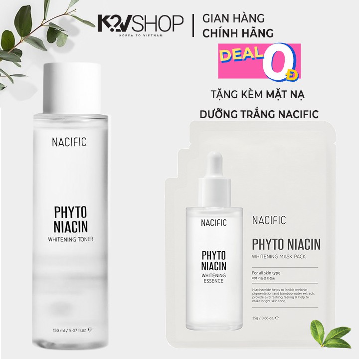 [BEST SELLER] Toner dưỡng trắng da NACIFIC Phyto Niacin Whitening Toner 150ml