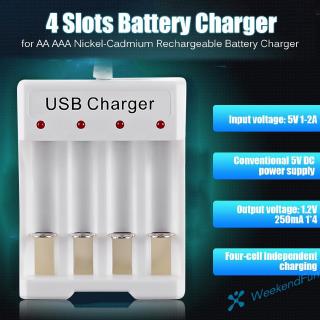 Bộ Sạc Pin Aa Aaa Với 4 Ô