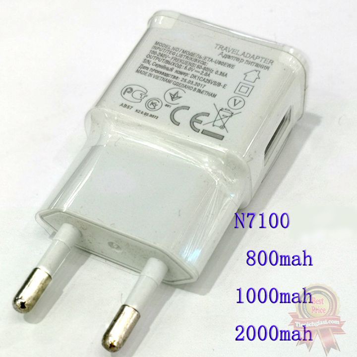 Cốc sạc điện thoại 5V-2A có IC cảm biến tự ngắt chống cháy nổ cap cấp hàng Foxxcon