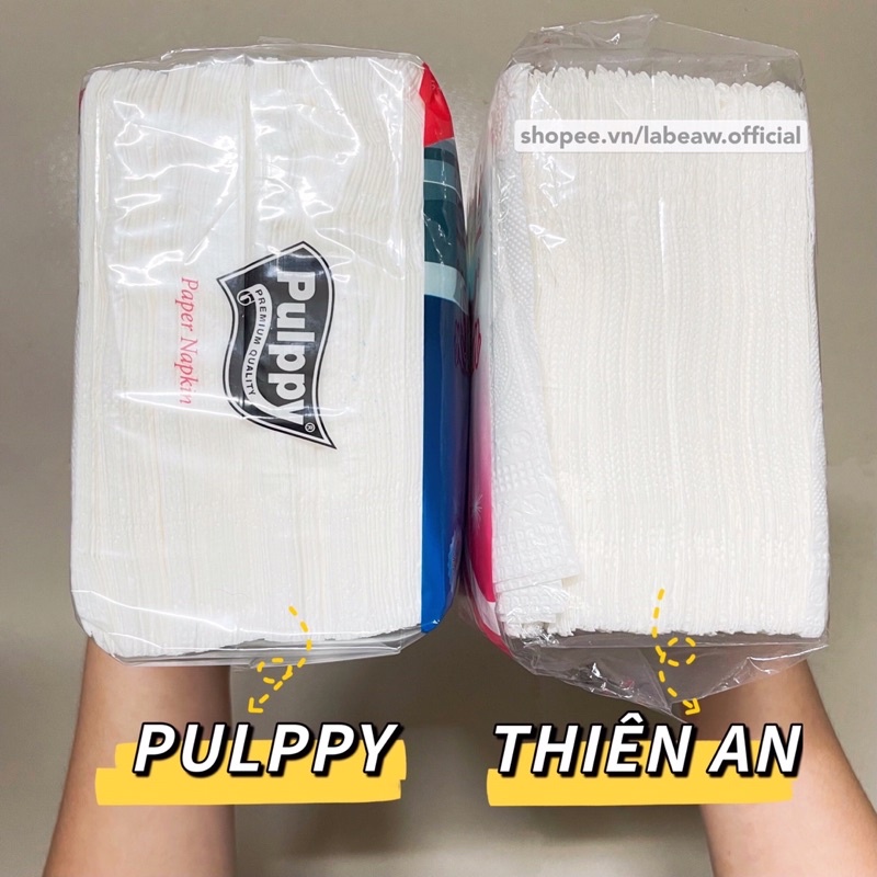 Khăn giấy ăn napkin Thiên An loại tốt 80 tờ tiết kiệm và tiện lợi