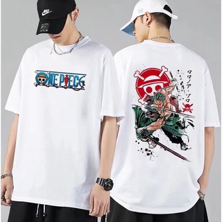 Áo thun Tay Lỡ Unisex OVERSIZED ONEPIECE ZORO, Áo Phông Nam Nữ Form Rộng, có hình ảnh video thật D104