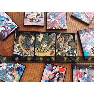 Tranh Nhật Cổ Samurai Chiến Đấu