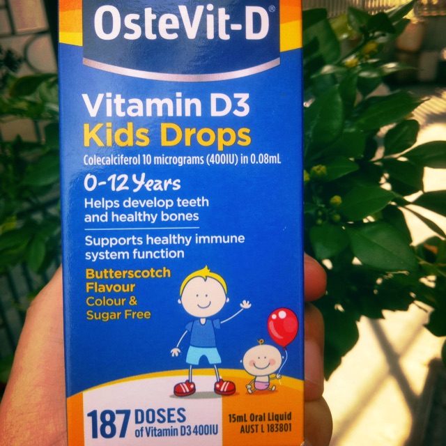 Ostevit-D vitamin D3 Kids Drops cho bé từ 0-12 tuổi