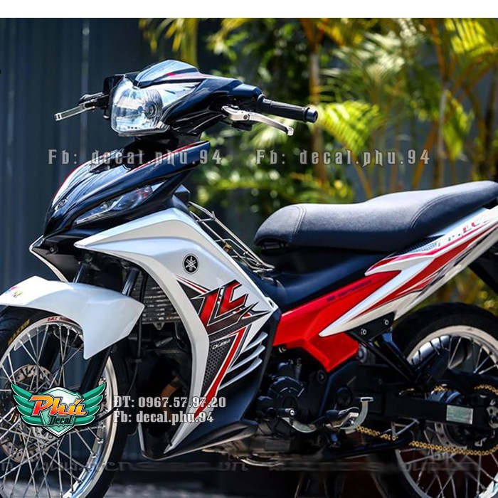 Tem rời Exciter 2011-2014 LC trắng đen đỏ (V)