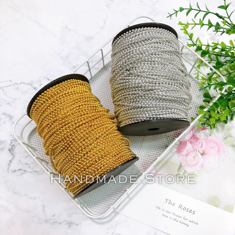 Dây hạt bi nhựa 4mm