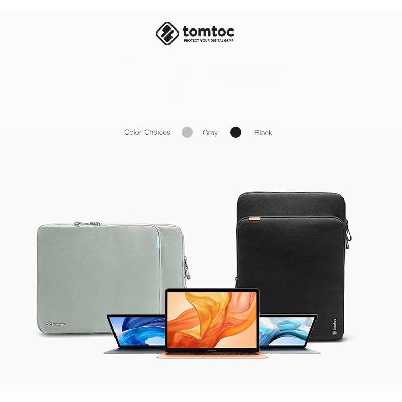 TÚI XÁCH CHỐNG SỐC TOMTOC (USA) 360° Protection Premium  MACBOOK PRO/AIR 13” NEW