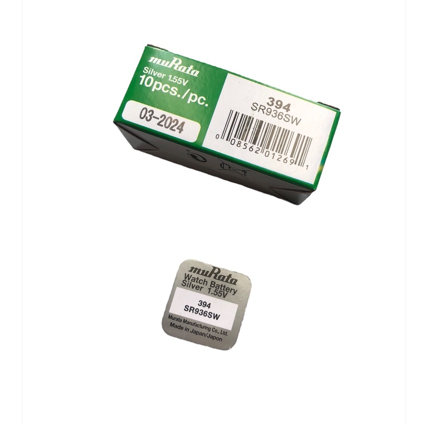 Hộp 1 viên pin Sony,muRata SR936SW 936 SR936 394 Nhật Bản