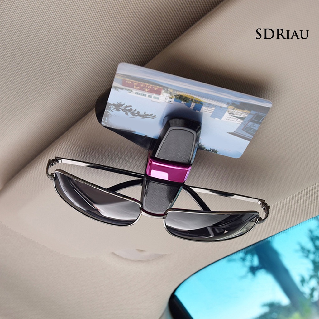 Kẹp giữ mắt kính / thẻ xoay 360 độ thông minh tiện lợi cho xe hơi