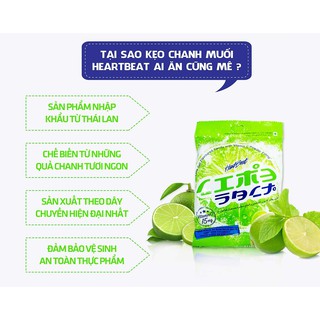 kẹo chanh muối bổ sung Vitamin C 120g