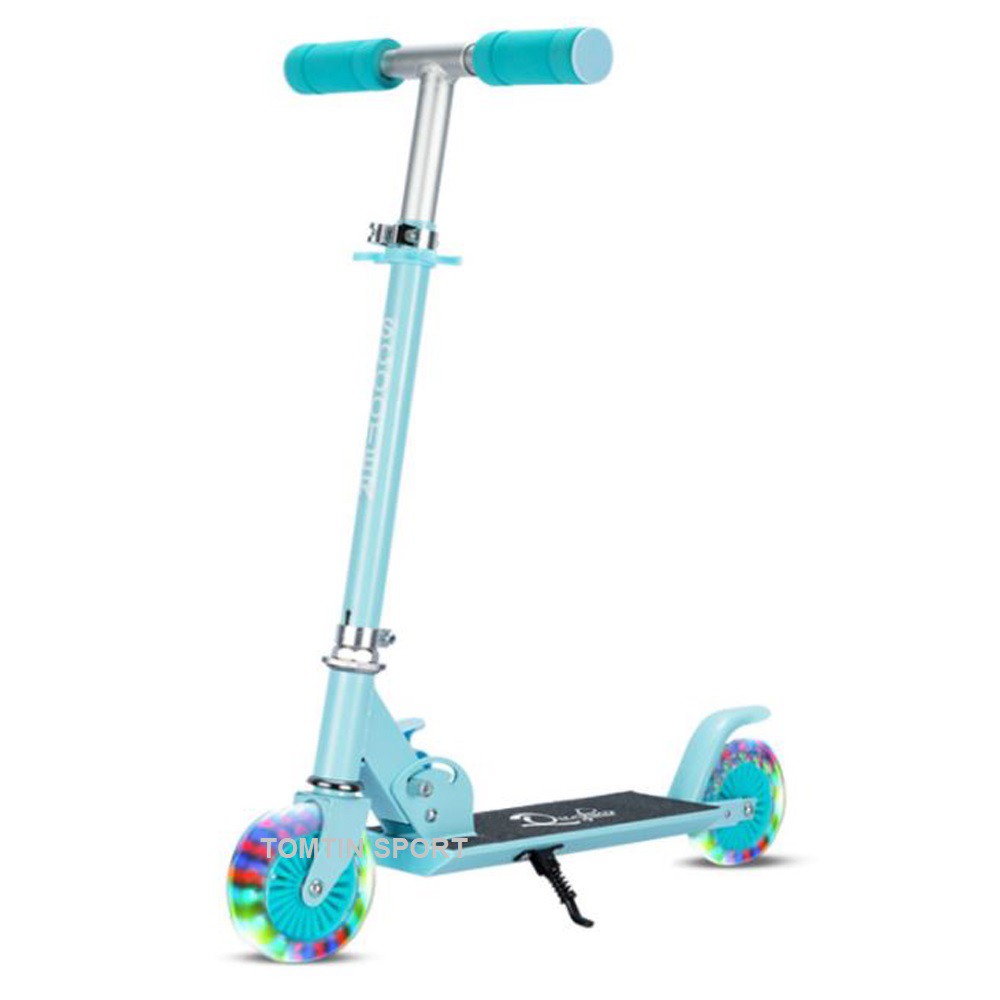 Xe trượt scooter trẻ em cao cấp có đèn led và chân trống tiện lợi cho bé từ 3-10 tuổi [TOMTIN SPORT]