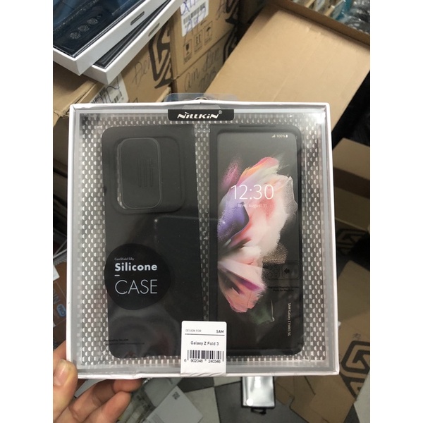 Bao da Nilkin trơn Samsung Z Flod3 gập, hàng chính hãng
